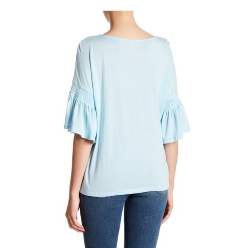14th & Union Ruffle Sleeve Tee - Picture 2 of 4